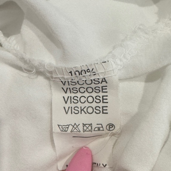 White Strapless Women’s Beach Romper with Pockets - Picture 6 of 6